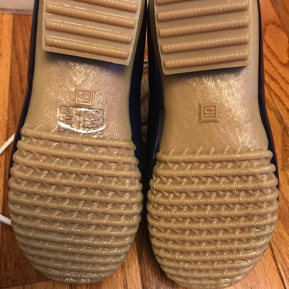 Jack Rogers Chloe Metallic & Navy Duck Boots - Picture 7 of 8